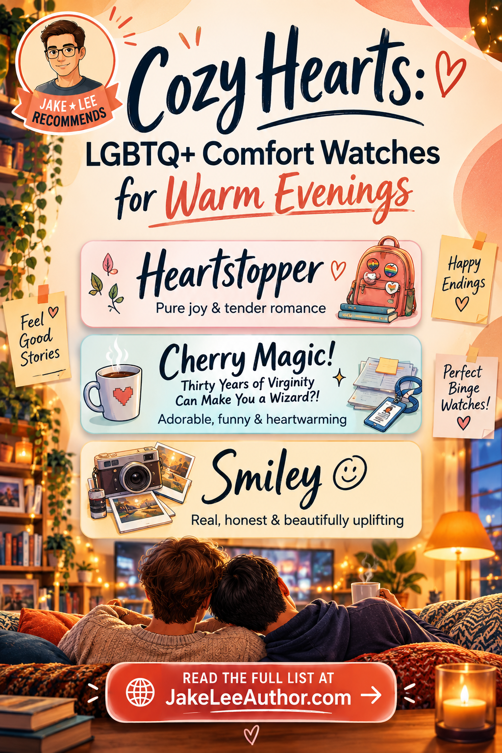 Cozy Hearts LGBTQ+ comfort watches
